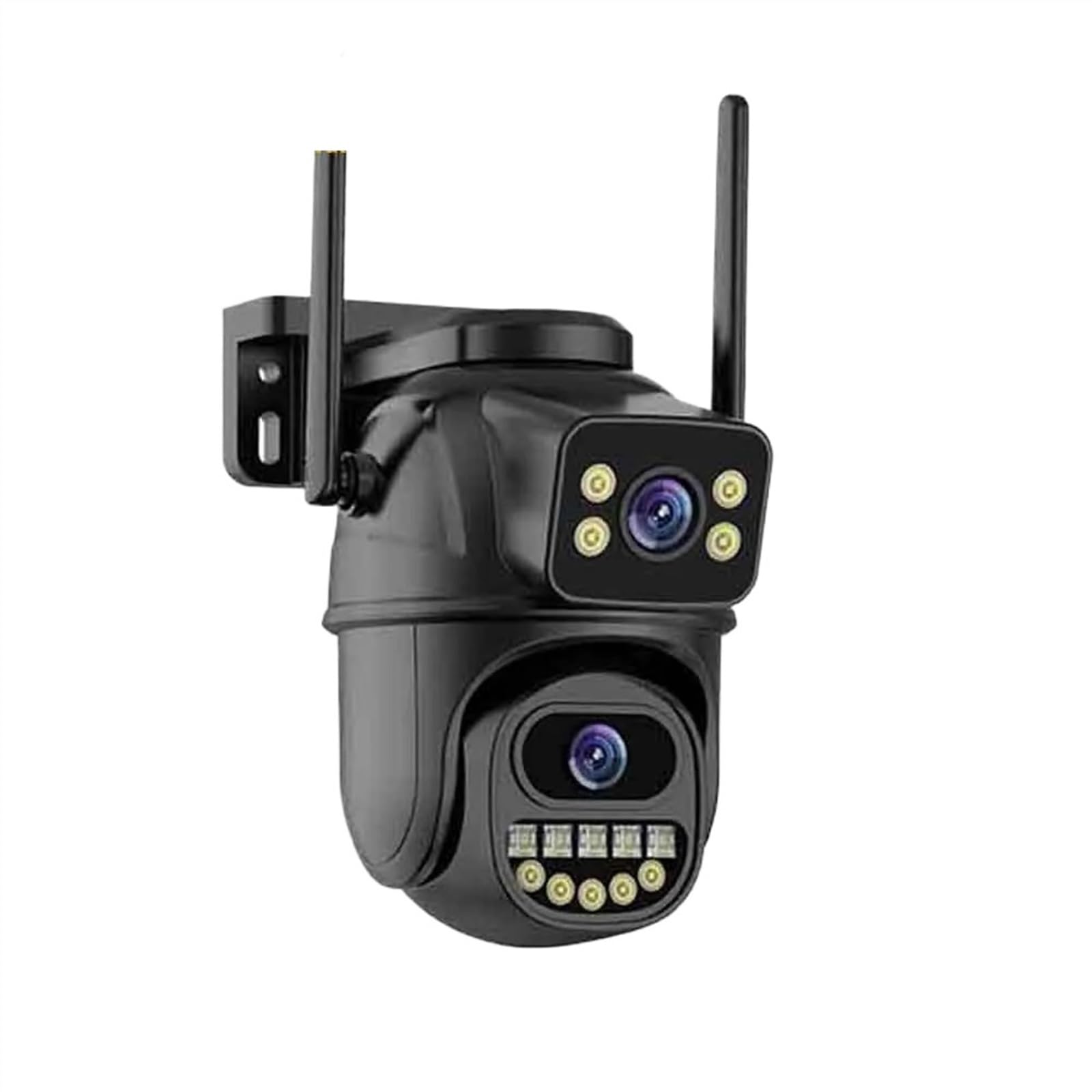 Kamera monitoringowa, Kamera monitorująca 4K 8 MP Wi-Fi, podwójny obiektyw, 4-krotny zoom cyfrowy, wykrywanie ludzi AI, zewnętrzne kamery IP PTZ, Bezpieczeństwo, Zabezpieczenie przed kradzieżą(8MP Wi