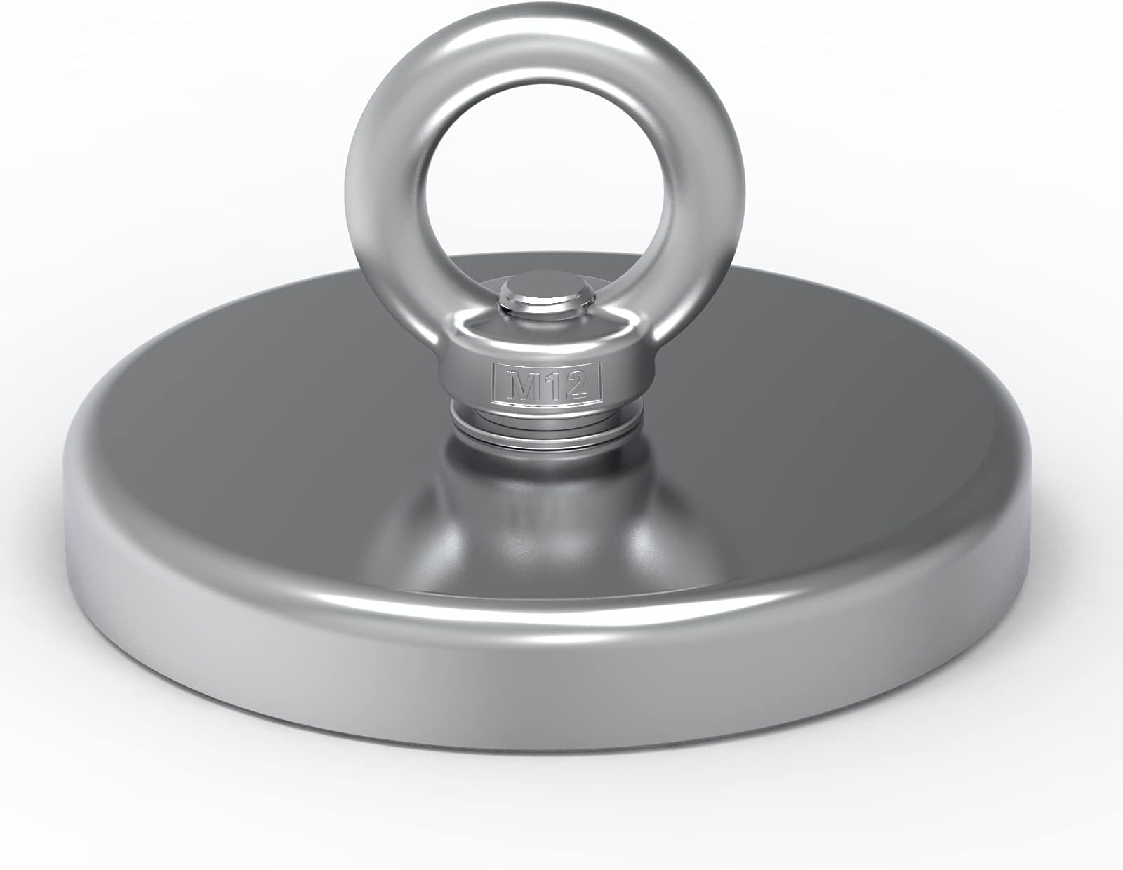 Super Fishing Magnets, High Power Magnet, Large Magnet Fishing Kit with Neodymium Rare Earth Magnet for Retrieving in River, Magnetic Fishing, Diameter 4.72in