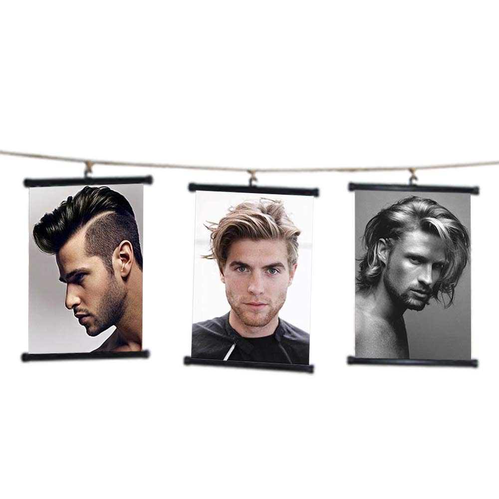 sp217032 Hairstyles Wall Scroll Poster For Barber Shop Salon Haircut Display