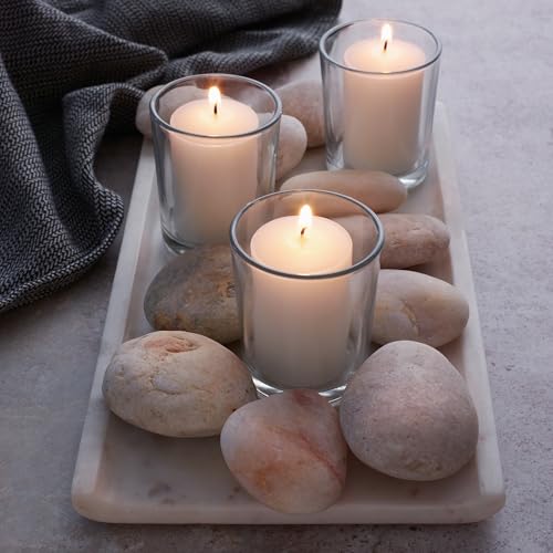 Image of Royal Imports Votive Candle, Unscented Wax for Wedding, Birthday, Party, Spa, Holiday & Home Decoration (36, White, 15 Hour) (Pack of 2)