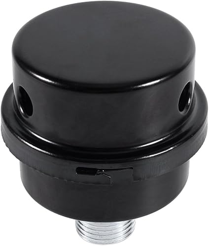 Filtro de silenciador para compresor de aire, filtro de admisión, de metal, para compresor de aire, silenciador de ruido, con rosca de 20 mm