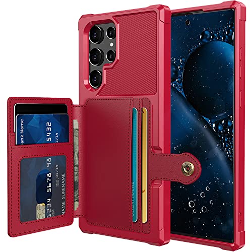 Funda Samsung S22 Ultra con tarjetero anticaída para no usar cartera