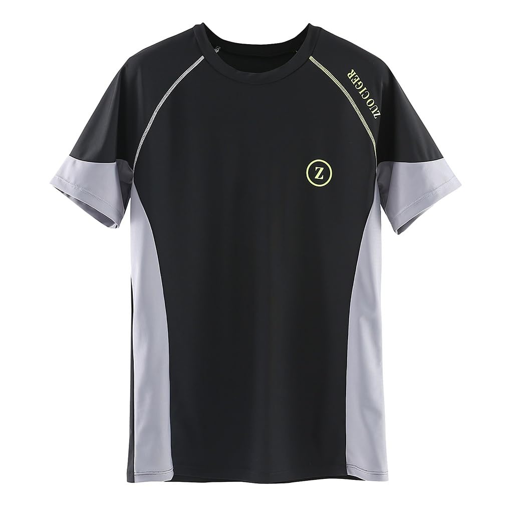 ElzEy Schnell Trocknende Badebekleidung Oberteile + Badeshorts Stärkeres Gummiband Brustbinder Badeanzug für Trans Lesbian Tomboy Transgender-FTM (Color : Black, Size : S)