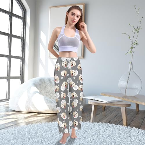 Custom Pajama Bottom with Face Picture Personalized Photo PJ Pants Customized Gifts for Men Women2