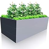 ★ EINFACHE UND SCHNELLE INSTALLATION Die spezielle Konstruktion wird ohne Verwendung von Spezialwerkzeug zusammengebaut. Die Verbindung der Elemente des Beetes erfolgt durch das Biegen von Verbindungslaschen, die für die gesamte Stärke der Konstruktion sorgen. Sie können Ihr Beet in 10-15 Minuten zusammenbauen und installieren.