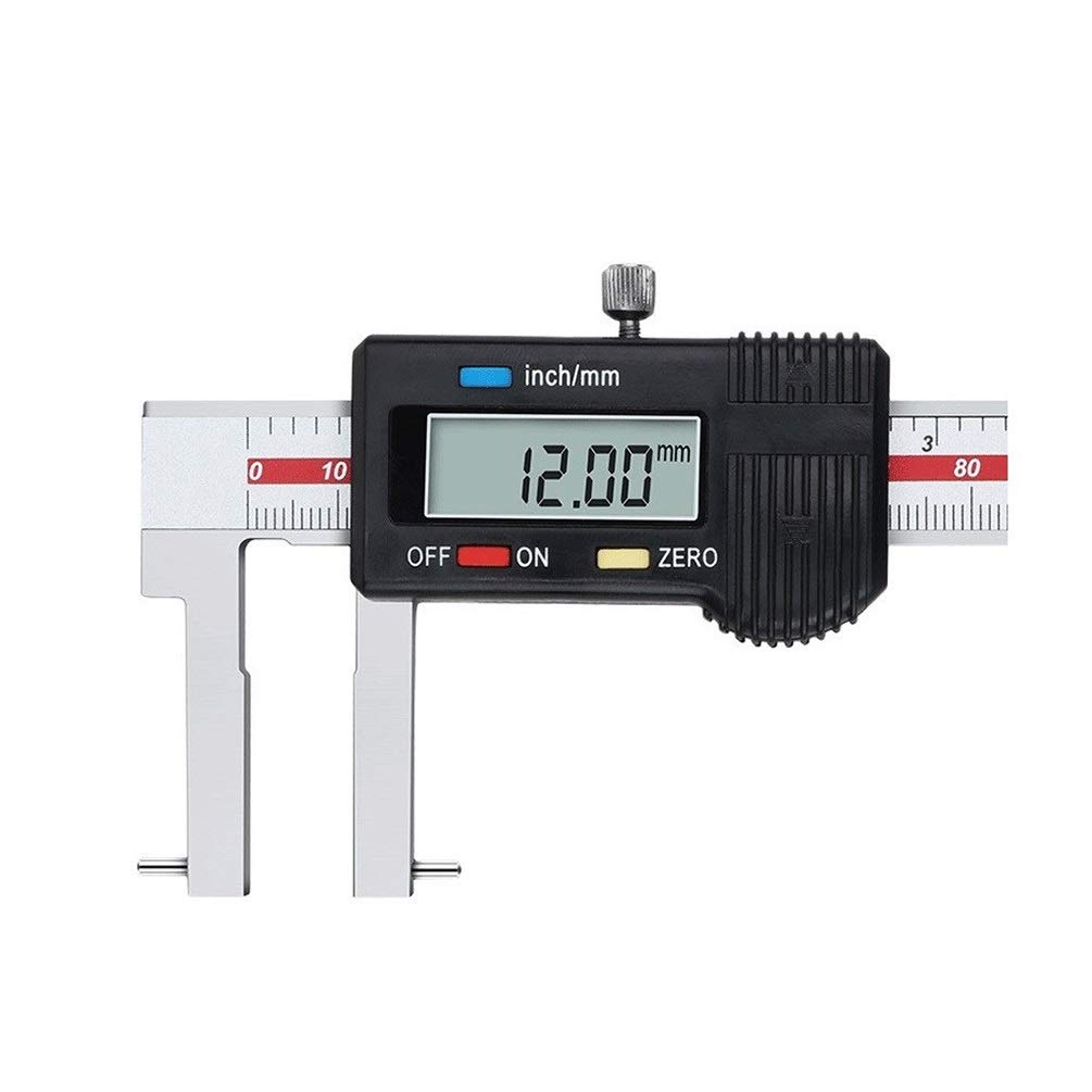 Calibrador Digital De 150 Mm / 6 Pulgadas, Precisión De 0,01 Mm, Herramienta De Medición De Medidor De Profundidad De Conversión, Calibre Vernier De Acero Inoxidable Con Pantalla LCD, Medición Industr