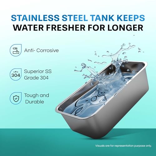 Image of Aquaguard Enrich Astor RO+UV+Alk 2X Water Purifier 5L | 2 Year Filter Life | Mega Sediment Filter| Alkaline Boost Technology |Stainless Steel Tank| 8 Stage Purification| Suitable for all Water Sources