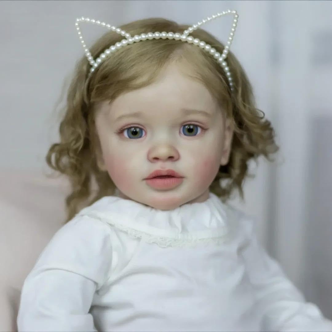 RXDOLL Reborn lalki dla małych dzieci, 26 cali, 65 cm, dla dziewczynek, miękki silikon, winyl, realistyczny korpus z materiału, ręcznie robione lalki dla noworodków, prezent urodzinowy dla dzieci