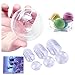 Bath Bomb Mold, Windspeed DIY Clear Hemisphere Ball Mold for Wedding Party Christmas Ball Ornaments Decor Gift - 3 Size/15 Set/30 Piece