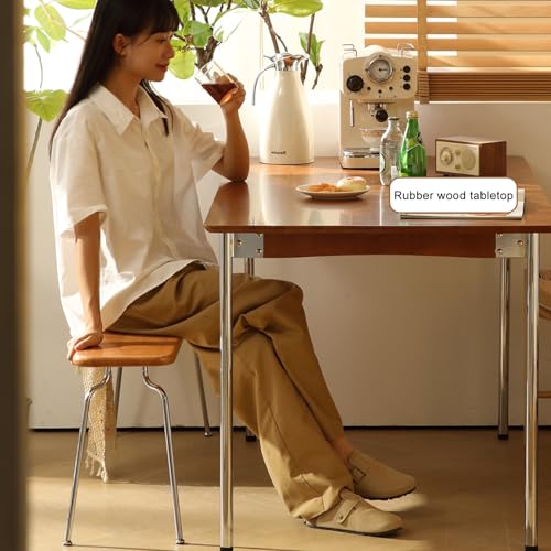 Banco de madera para asiento interior compacto que libera zonas de paso 7