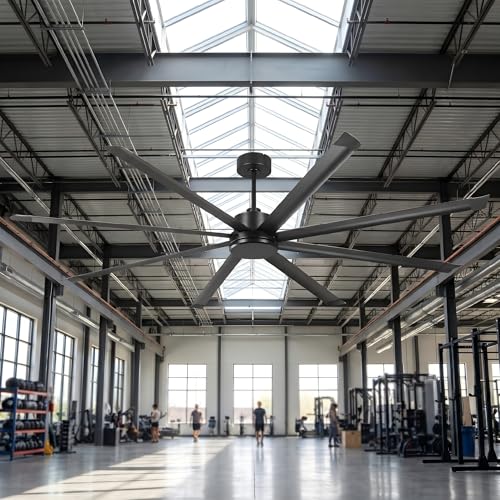 100 Inch Industrial Ceiling Fans without Lights Large Commercial Shop Fan