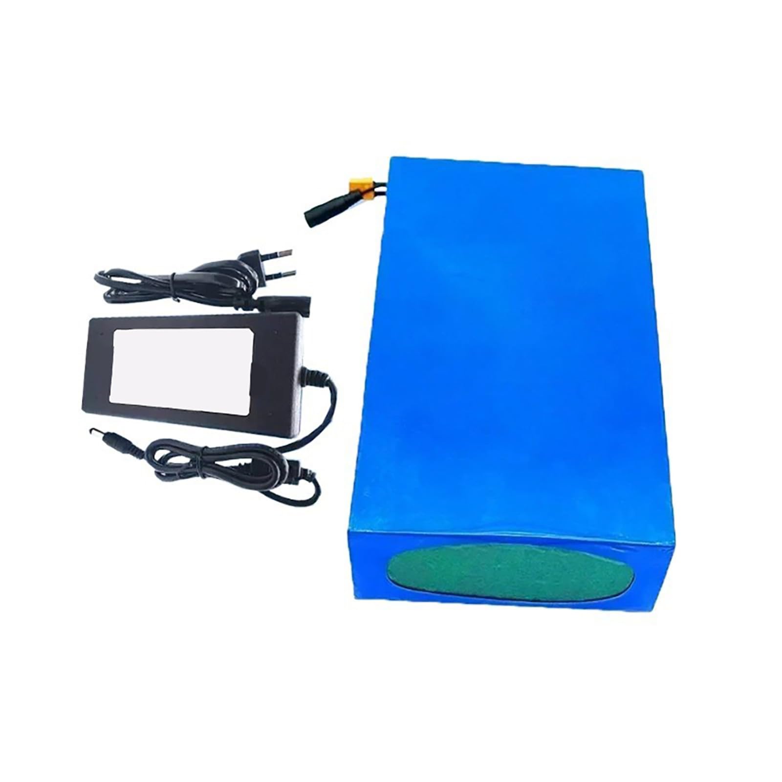 Batteria al litio 48V 20Ah 13S8P con caricabatterie 54,6V 2A per 250W 1000W, ideale per sedie a rotelle elettriche, mulinelli da pesca, tosaerba, biciclette elettriche A,T+DC