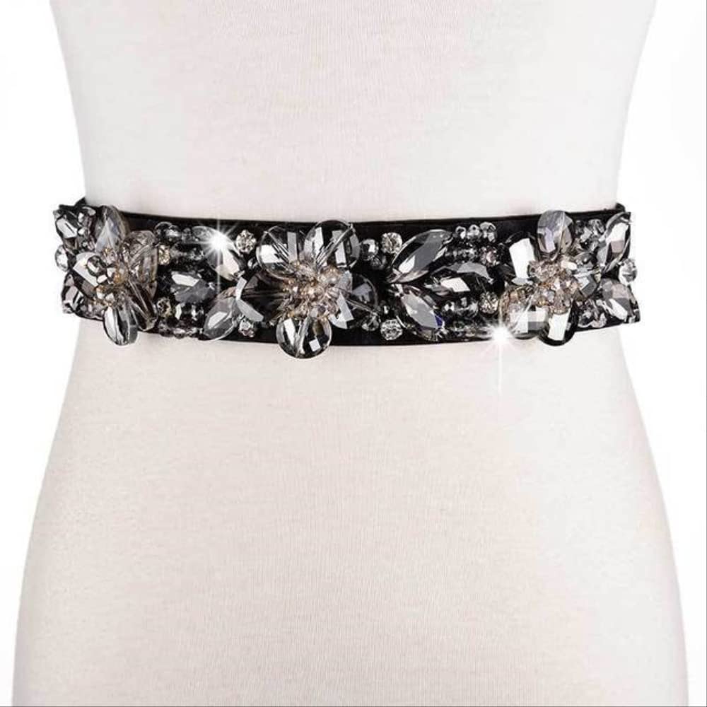Gürtel für Damen Kleid Luxus-Kristall- Und Strass-Hochzeitsgürtel, Der Brautschärpe Für Hochzeitskleid-Handgemachte Hochzeits-Accessoires Bördelt
