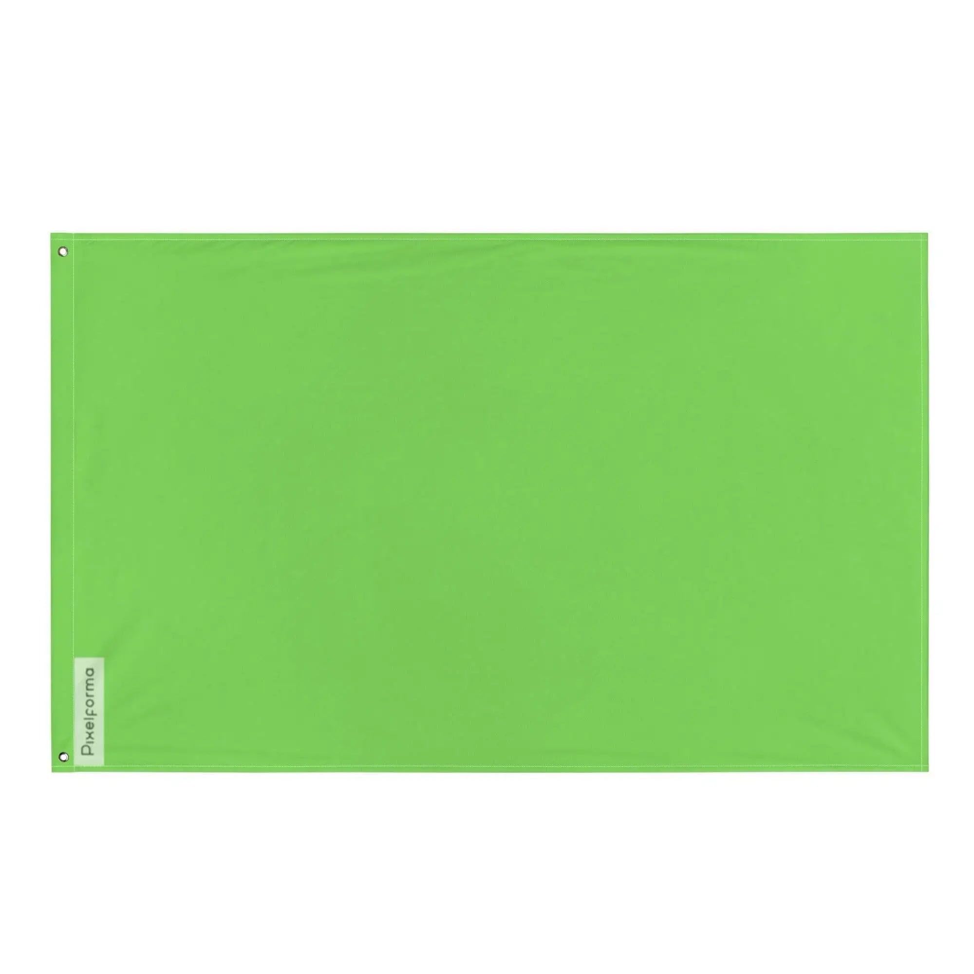 Drapeau vert pour décoration extérieure et aménagement intérieur grand format Pixelforma