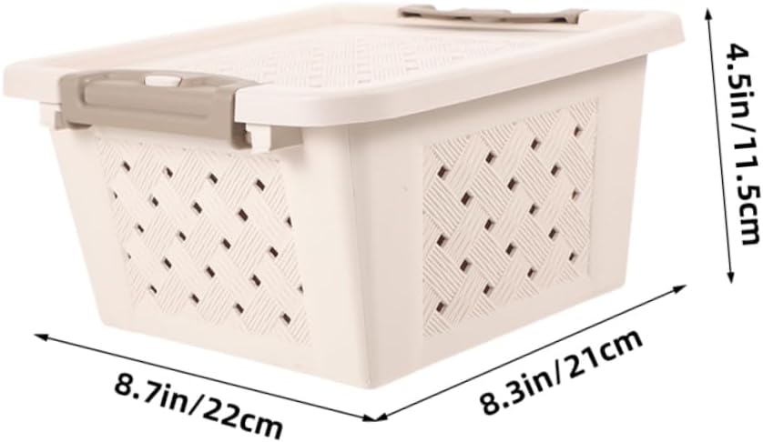 SUPVOX 2pcs Hamster Carrier Box Portable Small Animal Carrier Breathable Hamster Cage Pet Travel Storage Outdoor Pet Cage