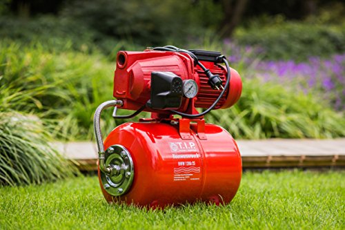 T.I.P. HWW 1200/25 Hauswasserwerk, 5.000 l/h Jetpumpe mit Gusseisengehäuse, 1.200 W, 50 m...