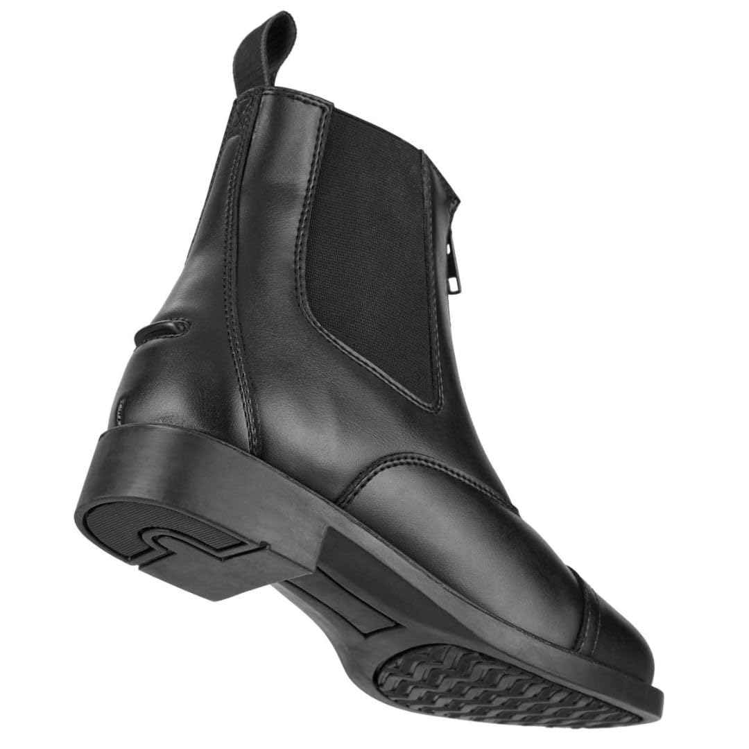 Stiefelette »Frontzip Vegan« - Chelsea Boot - Reit-Schlupf-Schuh - Zipper vorne - Komforteinlegsohle - Gummisohle - Micro Lining - Hautverträglich - Atmungsaktiv