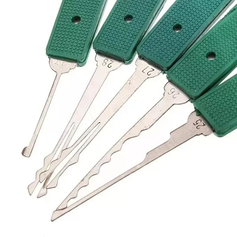 Klom Lock Pick Master - Set di 32 grimaldelli, sistema di utensili per addestramento, attrezzi professionali da fabbro