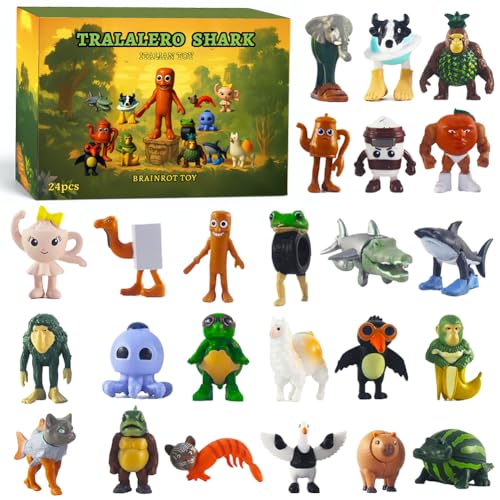 Italian toy brainrot action figures set
