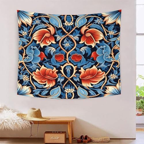 Tapisserie murale tulipe 3D YZZBCDTL en polyester doux pour deco de salon