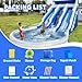 CHUNNIAN Large Inflatable Water Slide Swimming Pool Play Center,Triple Water Slides&Lightweight Premium Water Slide Bounce House 20.6x9.5x9.3Ft for Kids (with Blower)