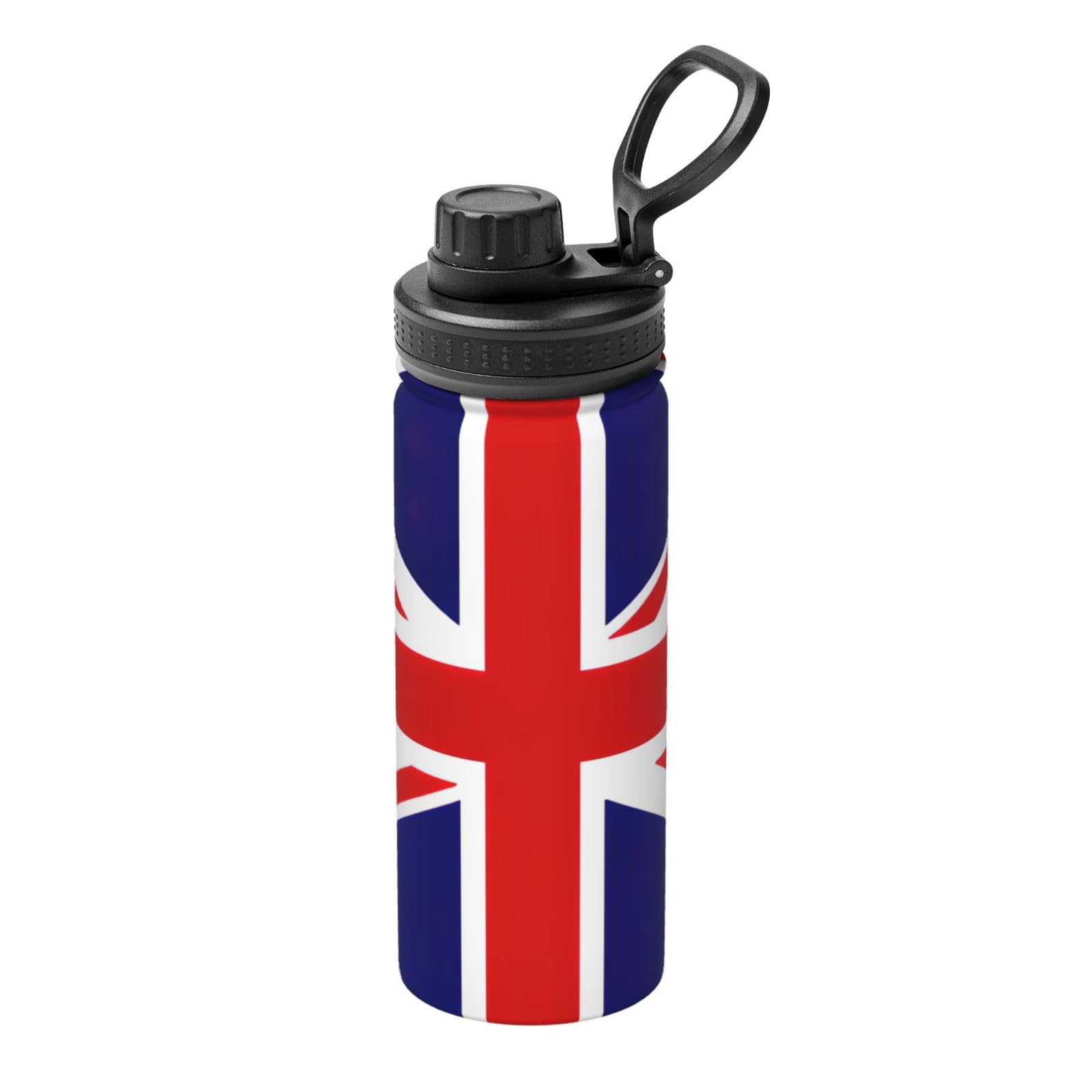 Kfjghhl Insulated Stainless Uk Flag Steel Water Bottle For Sport Gym Travel Leak Camping Hiking Hydration