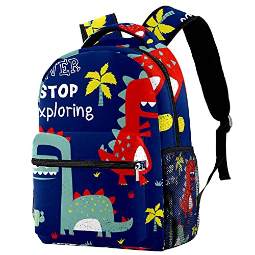 Sac à dos dinosaure pour femme grand volume voyage multicolore