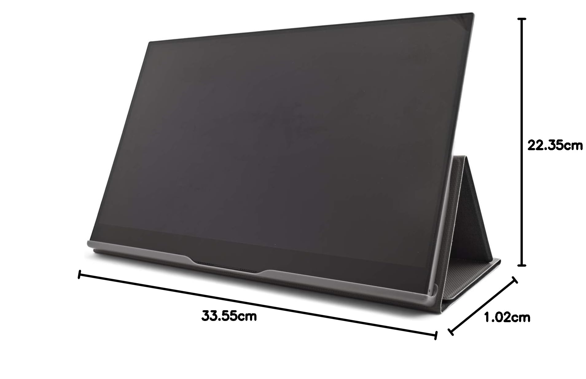 V7 Monitor de pantalla táctil portátil USB-C de 15,6p plata