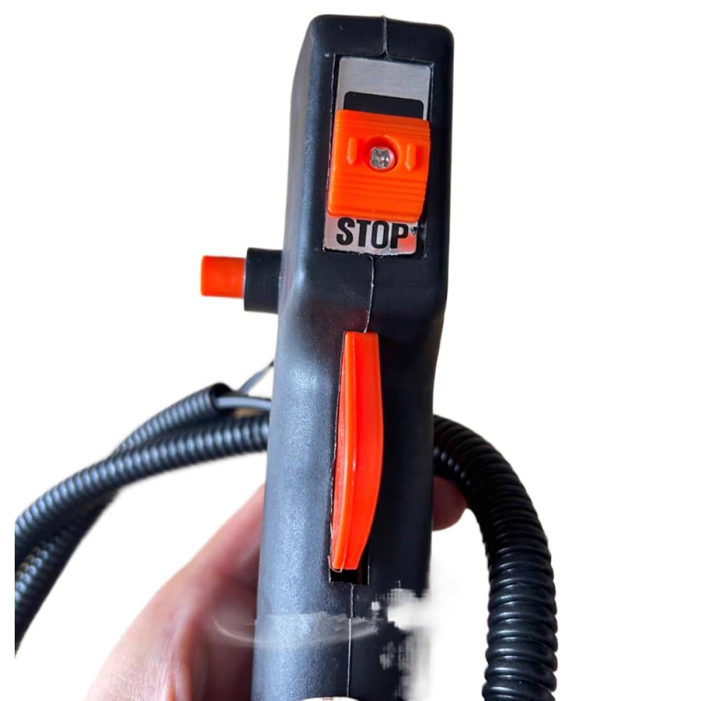 Manillar de control de palanca del acelerador compatible con cortacésped HUASHENG KS865 EB650