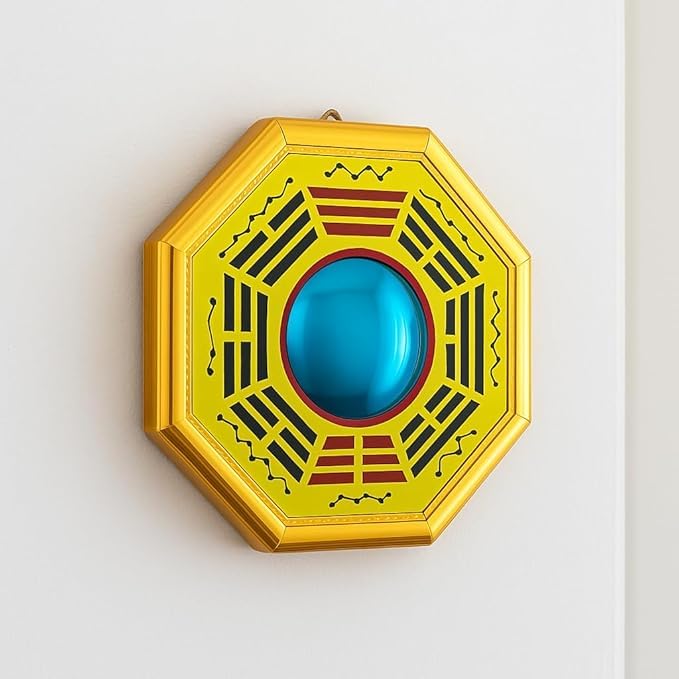 Image of Feng Shui Pakua Mirror | Wall & Door Decor for Positive Energy, Protection & Vastu Correction | Bagua Mirror to Remove Negative Energy (7.5Inch)