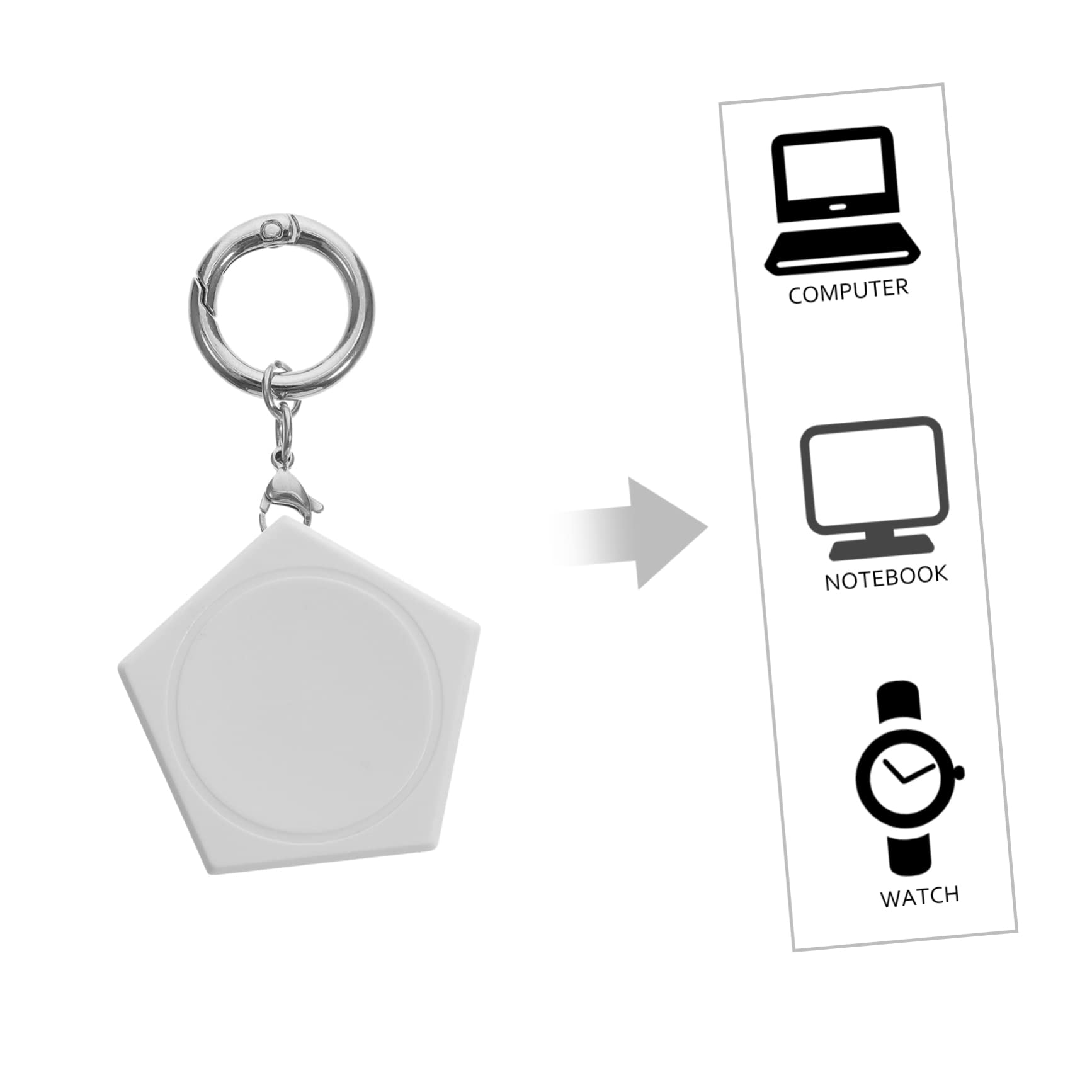 Hemobllo 4pezzi Caricatore Wireless Portatile Per Watch Adattatore Magnetico Per Ricarica Smartwatch Con Design Ergonomico Per Casa Ufficio e Viaggi Compatibile e Facile Da Usare