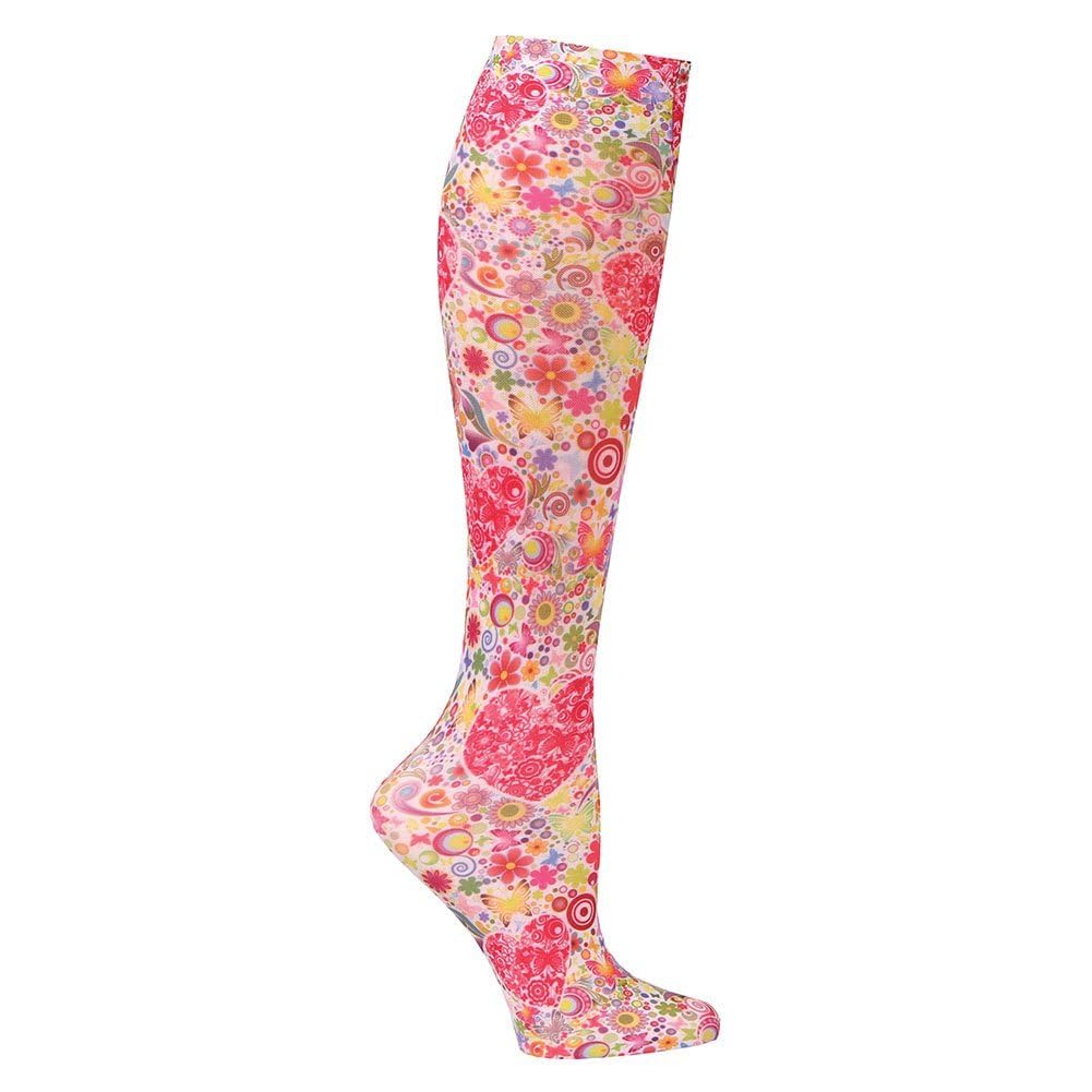 Celeste Stein Therapeutic Graduated Women Compression Socks, Diabetic Socks For Womens, 8-15 mmHg For Regular Calf