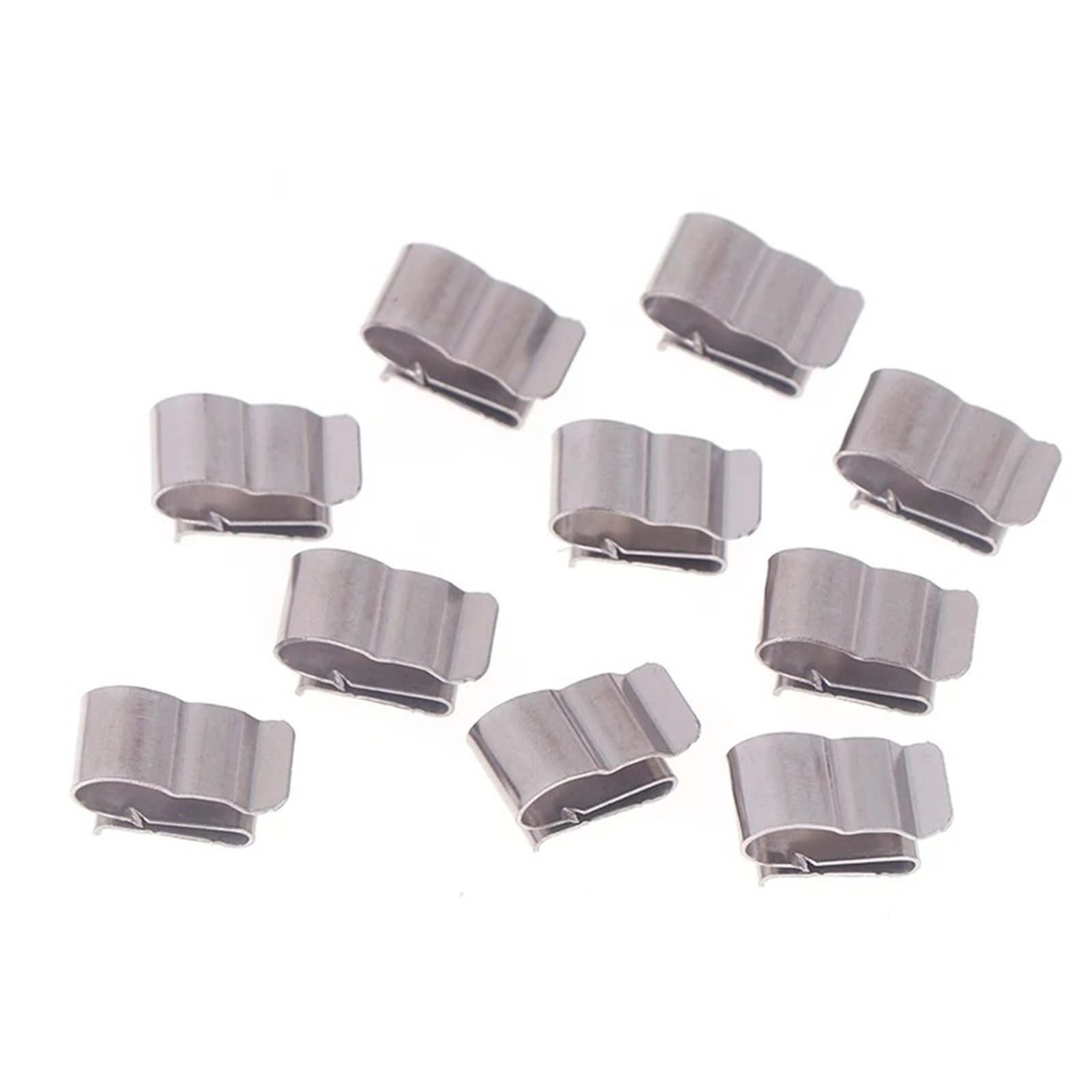 Wire Cage Clips 100Pcs Solar Panel Wire Clip for 2x6mm Stainless Steel Cable Trailer Photovoltaic Clamps
