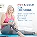 Tutmyrea Ice Packs for Injuries Reusable, 8 Pack Soft Gel Pack, Hot and Cold Compress, Ice Pack for Kids Boo Boo, Cold Packs for Injuries, Migraines, First Aid, Pain Relief, Wisdom Teeth
