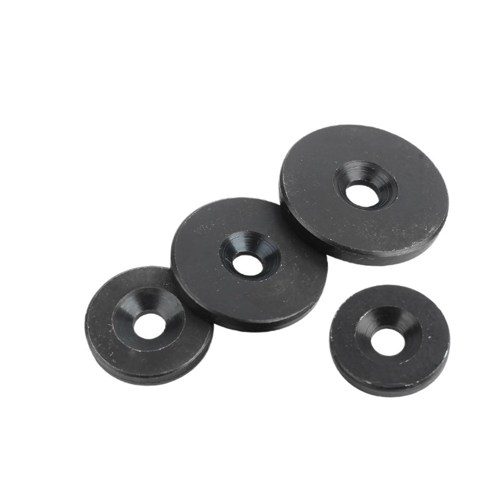 Edelstahl Beilagscheiben M20 ~ M110 Wellenende-Sicherungsringe aus schwarzem Kohlenstoffstahl, Befestigungs-Haltering, verdickte flache Unterlegscheibendichtung(GB891 Countersunk,M50-5pcs)