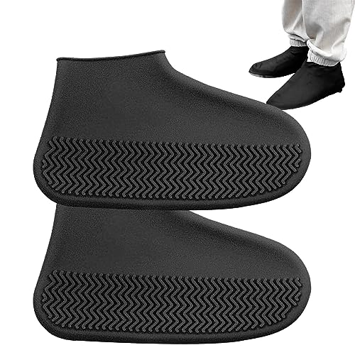 Foldable Waterproof Silicone Shoes Covers | Reusable Rubber Rain Shoe,Non-Slip Silicone Overshoes for Rain,Snow Day,Muddy Roads