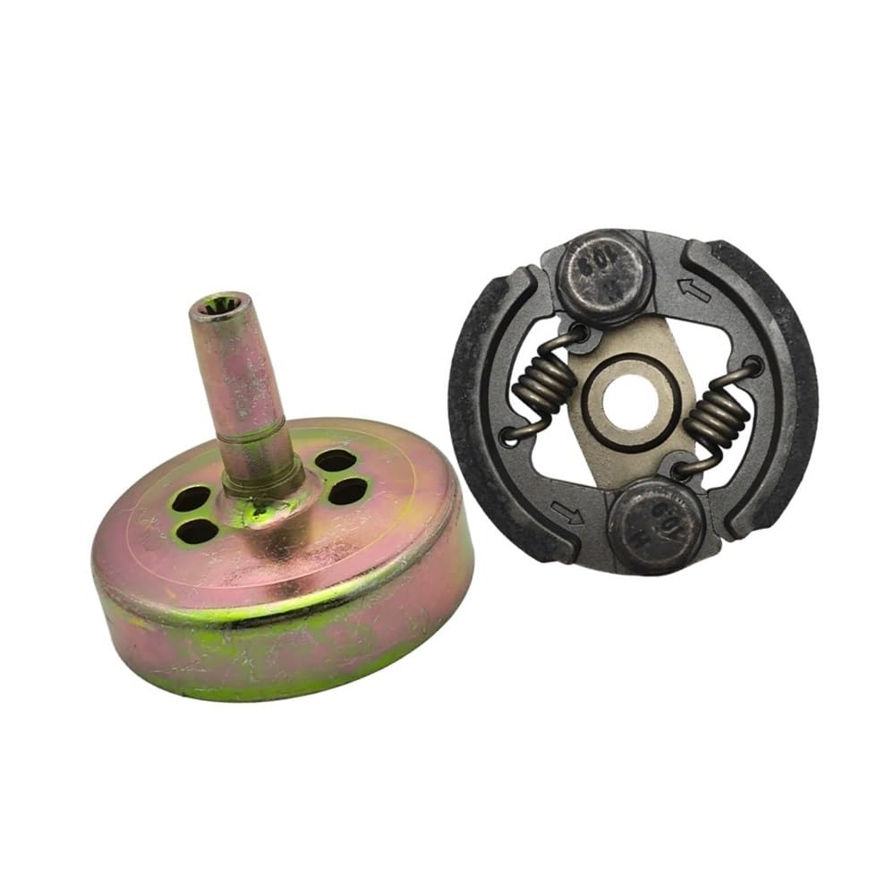 Conjunto de Embrague de 75mm con Tambor de Embrague de 9 Dientes Apto for Pieza de Motor de desbrozadora de césped NB411