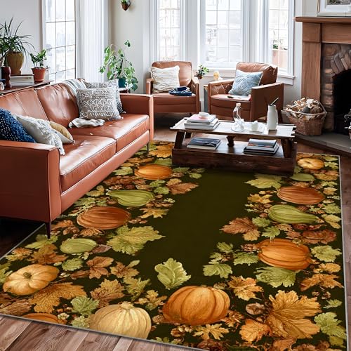 Tapis de citrouille rustique à poils courts et haute densité - 2