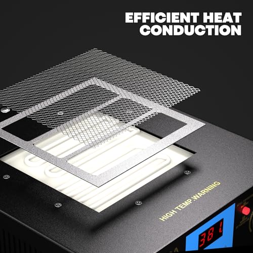Placa caliente de soldadura 853A de precalentamiento infrarrojo para reparaciones SMD BGA de 110V 8