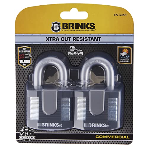 Brinks Home Security 672-50201: 50Mm Laminated Steel, Commercial, 2Pk #TOP6