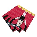 Talking Tables Magic Party Paper Napkins for a Birthday Party, Multicolor (20 Pack)