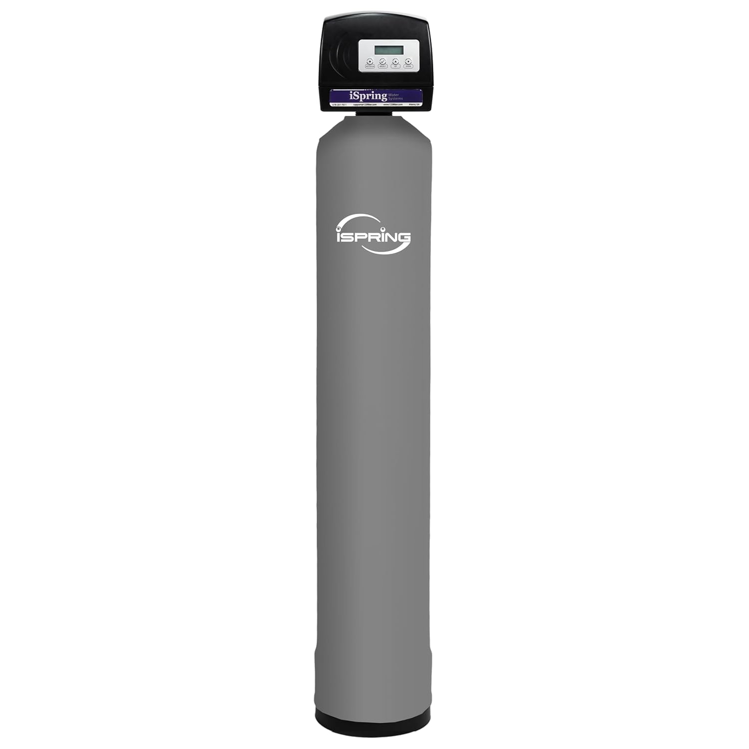 iSpring WCFM500K Whole House Water Filtration System for Iron, Manganese & Hydrogen Sulfide Removal, Well Water Compatible, Set & Forget, Lasts up to 10 Years