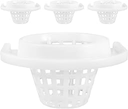 BETOOKY 4pcs Mop Squeeze Basket - Cleaning Mop Bucket Strainer Basket Insert - Plastic Water Squeezer Bucket Draining Sieve for Home Commercial Accessories