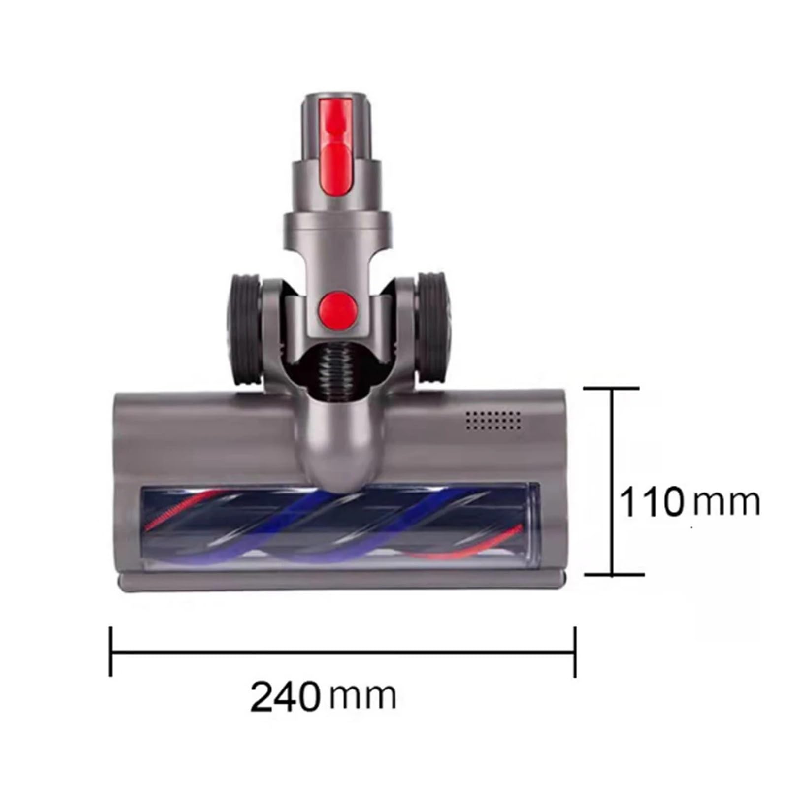 Głowica szczotkowa Odkurzacz Szczotka czyszcząca Części czyszczące z szczotką rolkową, Kompatybilna z Dyson V7 V8 V10 V11 V15