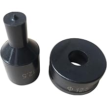 CH-70 Hydraulic Round Hole Punch Die Set, Heavy Duty Hydraulic Hole Punching Dies for Steel, Copper, Aluminum, Sheet Metal 10.5mm