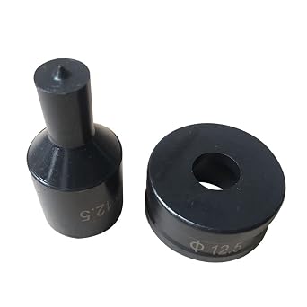 CH-70 Hydraulic Round Hole Punch Die Set, Heavy Duty Hydraulic Hole Punching Dies for Steel, Copper, Aluminum, Sheet Metal 10.5mm