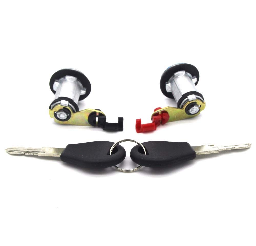 CERRADURA PUERTA IZQUIERDA DERECHA CON 2 LLAVES, for NISSAN, PRIMERA P10, for Micra, K11 80600/1-50J00 Cerradura de puerta de coche