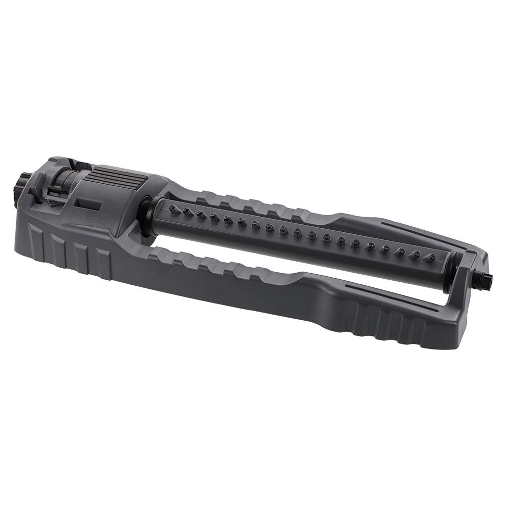 orbit 56762 oscillating water sprinkler for lawn and garden with stable base and custom pattern dial waters up to 3800 square feet