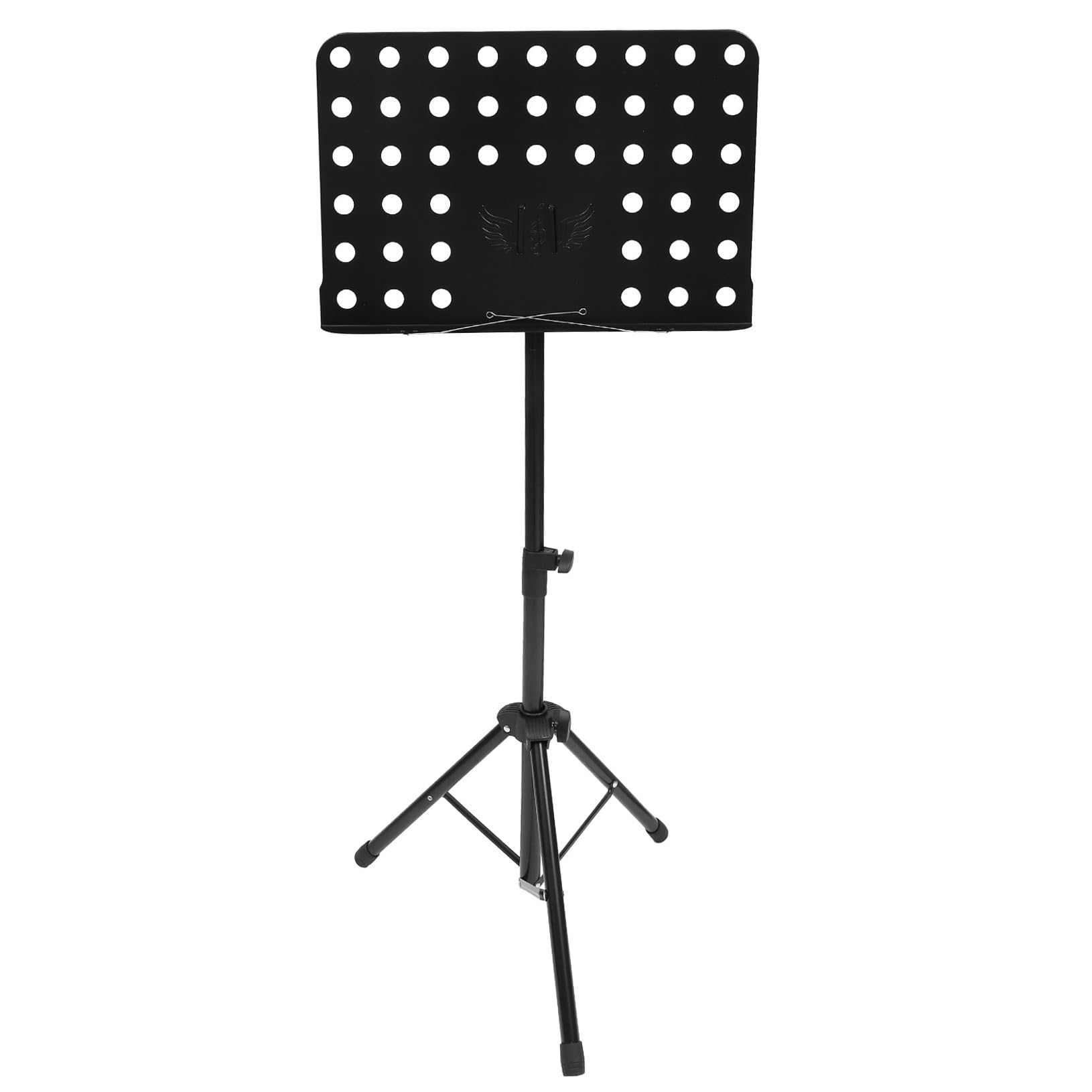 ABOOFAN Pupitre Support Multi-angle Pliable Portable en Acier Doux et Abs Noir pour Partitions et Livres, pour Performance Musicale et Guitare