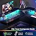 Rolanstar L Shaped Gaming Desk with Drawer, 55.1